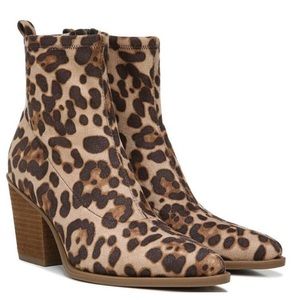 EUC Soul Naturalizer “Melodi” Cheetah print bootie, with box size 8